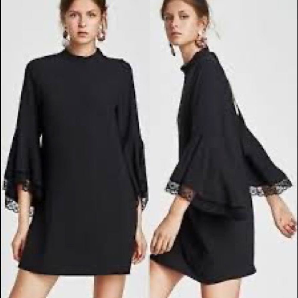 Zara Bell Sleeve Tunic Dress